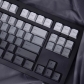 Gradient Grey Top / Side Legends 104+21 Full PBT Dye Sublimation Keycaps Set for Cherry MX Mechanical Gaming Keyboard